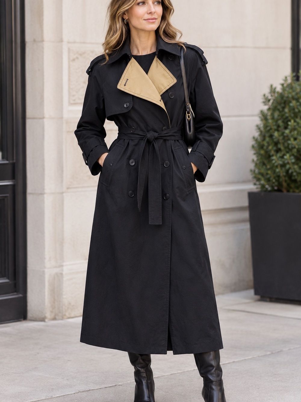 Banana Republic Two Toned Trench Coat XS NWT